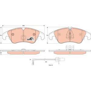 PLOCICE PREDNJE - A6, A7 11-, Q5 09-