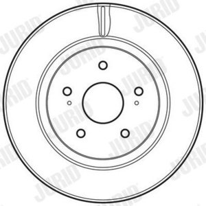 DISK PREDNJI 294.5 x 25  5/114 - GRAND VITARA II (JT)  05-