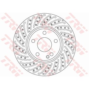 DISK PREDNJI  295 x 28  5/112 - A/B CLASS: 12-