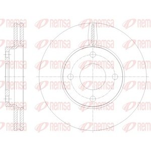 DISK PREDNJI 262 X 23  4/108 - FORD FIESTA VII 17