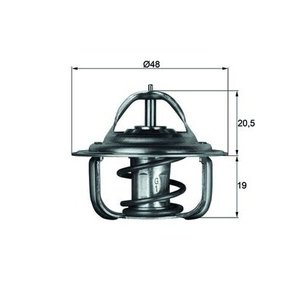 TERMOSTAT 87C - AVEO/KALOS/NUBIRA 97-