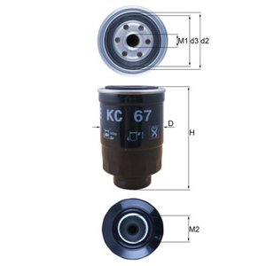 FILTER GORIVA - NAVARA 2.5DCI 05-/ALMERA 2.0D