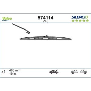 METLICA BRISACA 480mm - SILENCIO,VALEO