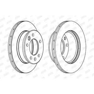 DISK PREDNJI  276 x 22  5/130 - LT /901 SPRINTER 208 212 308 3