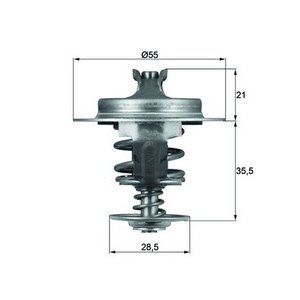 TERMOSTAT SA KUCIŠTEM - C5 I/II: 2.0 HDi  03.01-01.08