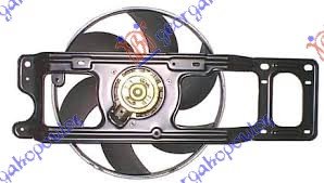 VENTILATOR HLADNJAKA KOMPLET (BENZIN) (-AC) (30cm) - RENAULT CLIO II 1998-2001 (BB/CB)