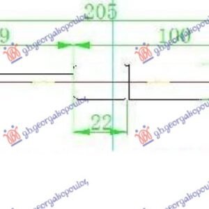 AMORTIZER SEDISTA (205L-700N) - MERCEDES VITO 1996-2004 (W638)