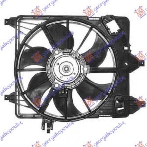 VENTILATOR BENZIN (38cm) KLIZAC - RENAULT CLIO II/CAMPUS/THALIA 2001-2006 (BB/CB)