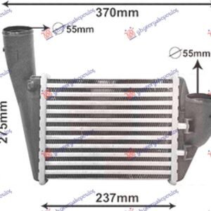 HLADNJAK INTERKULERA 2.4-2.7 BENZIN (215x172) (DESNO) - AUDI A6 1997-2004 (4B2/4B4/4B5/4B6)