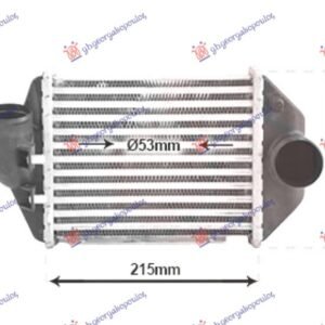 HLADNJAK INTERKULERA 2.4-2.7 BENZIN (215x172) (LEVO) - AUDI A6 1997-2004 (4B2/4B4/4B5/4B6)