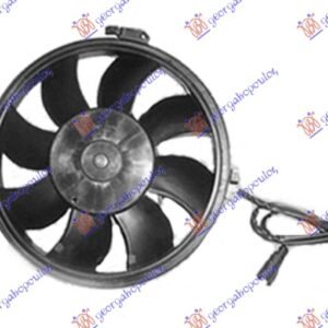 VENTILATOR KOMPLET (280mm) (DUGULJASTI KONEKTOR) - AUDI A6 1997-2004 (4B2/4B4/4B5/4B6)
