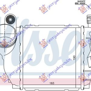 HLADNJAK INTERKULERA BENZIN-DIZEL (183x190x65) 12mm - SKODA OCTAVIA 4 1997-2010 (1U2/1U5)