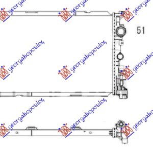 HLADNJAK MOTORA 6.2 AMG BENZIN (MAN/AUTO) (640x430) - MERCEDES C CLASS 2007-2011 (W204)