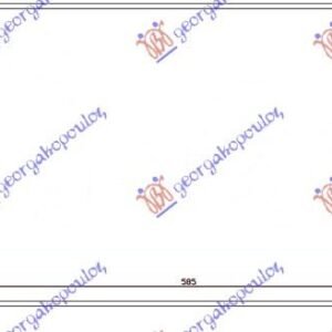 HLADNJAK MOTORA BENZIN/DIZEL (58x40) - DACIA SANDERO I 2008-2012 (BS)