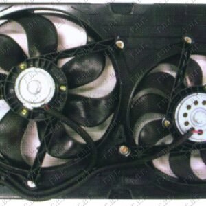 VENTILATOR HLADNJAKA (DUPLI) KOMPLET (BENZIN/DIZEL) - SEAT TOLEDO 1999-2004 (1M2)