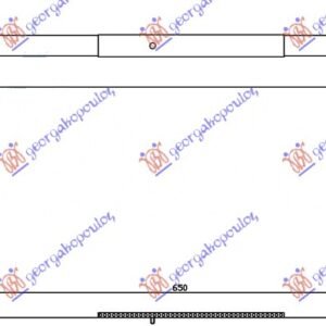 HLADNJAK MOTORA 1.8/2.0V TURBO (64.8x37.7x34) - SEAT IBIZA 1999-2002 (6K1)