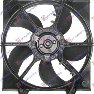 VENTILATOR KOMPLET (BENZIN) (330mm) (2 PIN) - HYUNDAI ACCENT SDN 1999-2002 (LC)