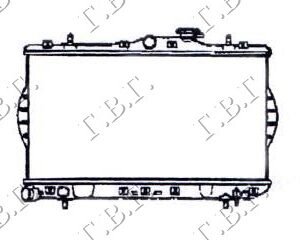 HLADNJAK MOTORA 1.3/1.5/1.6 (AUTO) (+/-AC) (33.5x64.5) - HYUNDAI ACCENT H/B 1999-2002 (LC)