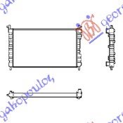 HLADNJAK MOTORA 1.2 BENZIN (52.2x37.2x32) -00 - FIAT STRADA 1999-2005 (178/278)
