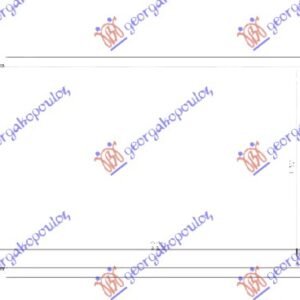 HLADNJAK INTERKULERA 1.4 TDi DIZEL (220x130x40) - VW POLO 1999-2001 (6N2)
