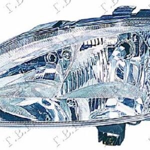 FAR DUPLO SOCIVO (3 SIJALICE) (DEPO) - RENAULT MEGANE COUPE-CABRIO 1999-2002 (EA0/EA1)