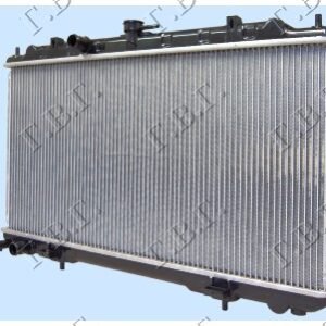 HLADNJAK MOTORA 1.5/1.6/1.8 (+/-AC) (360x690) (ENGLESKA) (GORNJI OTVORI NOSACA VENTILATORA 445mm) - NISSAN ALMERA L/B 2000-2006 (N16)