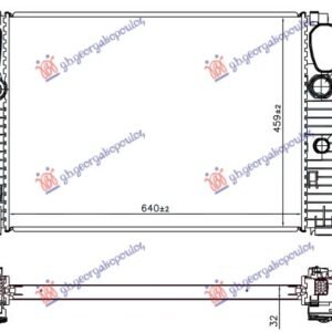 HLADNJAK MOTORA 3.0 DIZEL - 5.5 BENZIN (MAN/AUTO) (640x459) - MERCEDES E CLASS 2002-2009 (W211)