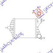 HLADNJAK INTERKULERA 1.3 MJTD (192x209x65) - LANCIA Y 2003-2011 (843)