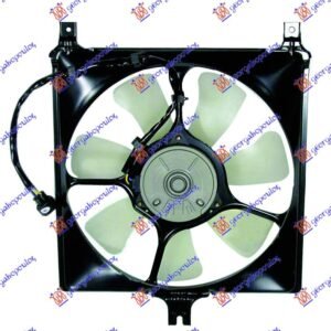 VENTILATOR HLADNJAKA KOMPLET (BENZIN) (+ AC) (3 SRAFA) - SUZUKI IGNIS 2000-2008 (FH/MH)