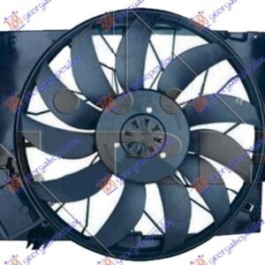 VENTILATOR KOMPLET (6.2 BENZIN) 07- (530mm) (850W) (4 PIN) - MERCEDES CLK 2002-2009 (W209)