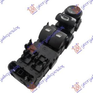 PREKIDAC U PREDNJIM VRATIMA (2 TASTERA) (6+3 PIN) - CITROEN C4 2004-2011 (LC//LA)