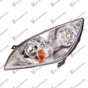 FAR ELEKTRICNI SREBRNI OKVIR (DEPO) - MITSUBISHI COLT 2005-2008 (Z3A/Z2A/RG)