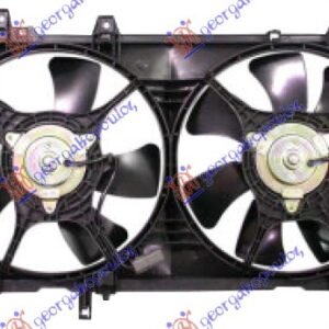 VENTILATOR HLADNJAKA (DUPLI) KOMPLET (BENZIN) (SA TURBO) - SUBARU FORESTER 2002-2008 (SG/SH)