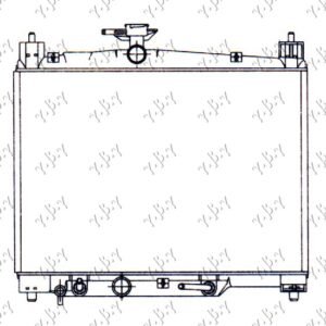 HLADNJAK MOTORA 1.0 BENZIN Vti (AUTO) (350x490) - TOYOTA YARIS I 1999-2005 (P1)