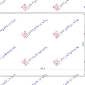 HLADNJAK INTERKULERA 2.0-2.2 D4D DIZEL (642x418x26) 05- - TOYOTA AVENSIS 2003-2008 (T25)
