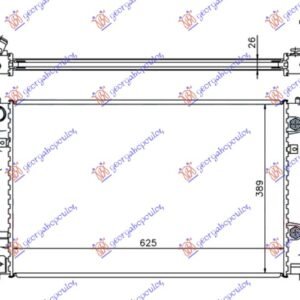 HLADNJAK MOTORA 2.0 i-VVTi BENZIN (AUTO) (625x390) - TOYOTA AVENSIS 2003-2008 (T25)