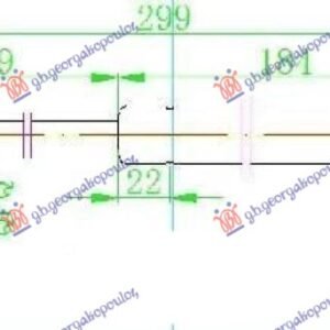 AMORTIZER GEPEK VRATA (298L-730N) - AUDI A6 2004-2008 (4F2/4F5)