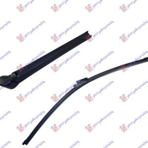 ZADNJI BRISAC KOMPLET (H/B) 410mm - SKODA OCTAVIA 5 2004-2008 (1Z3/1Z5)