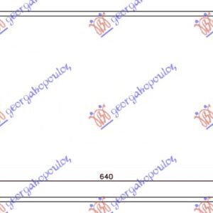 HLADNJAK MOTORA 1.5 CDi (640x400) (KOYO) - SMART FORFOUR 2004-2015 (454)