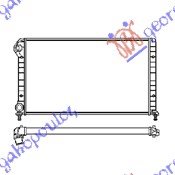 HLADNJAK MOTORA 1.2 1.6i 1.9D JTD (-AC) (647x415x35) - FIAT DOBLO 2005-2009 (119/223)
