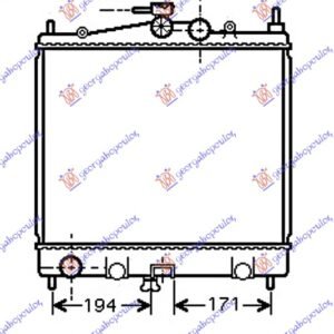 HLADNJAK MOTORA 1.0/1.2/1.4/1.6 BENZIN (ENGLESKA) - NISSAN MICRA 2002-2010 (K12)