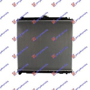 HLADNJAK MOTORA 2.5 TD (AUTO) (600x685x36) (KOYO) - NISSAN P/U NAVARA 2WD-4WD 2005-2010 (D40)
