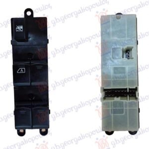 PREKIDAC U PREDNJIM VRATIMA (4 TASTERA) (LEVI AUTO) (17 PIN) - NISSAN P/U NAVARA 2WD-4WD 2005-2010 (D40)