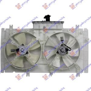 VENTILATOR (DUPLI) KOMPLET (BENZIN) (2+2 PIN) -05 - MAZDA 6 2002-2008 (GG/GH/GY)