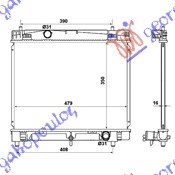HLADNJAK MOTORA 1.5/16V (MAN) (35x48) (JAPAN) - TOYOTA YARIS II 2005-2011 (P9)