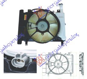 VENTILATOR (1.8i VVTi) - TOYOTA YARIS II 2005-2011 (P9)