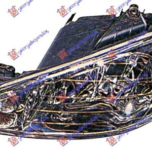 FAR ELEKTRICNI DUPLO SOCIVO (H7/H7) -2006 (TYC) - PEUGEOT 206 1998-2009 (2A/2C/2D/2E/2K)