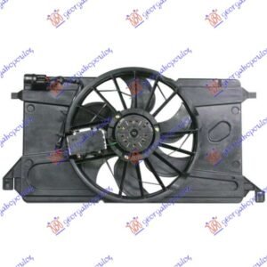 VENTILATOR KOMPLET (1.4/1.6 BENZIN) (+/-AC) (SA REOSTATOM) - MAZDA 3 SDN-H/B 2004-2008 (BK)