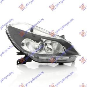 FAR ELEKTRICNI CRNI SA MAGLENKOM (SA REGULATOROM) (H1/H7/H7) (DEPO) - RENAULT CLIO III 2006-2009 (BR0 1/CR0 1)