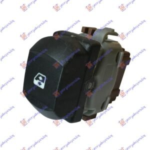 PREKIDAC U PREDNJIM VRATIMA (1 TASTER) (BRAON KONEKTOR) (6 PIN) - RENAULT MEGANE SDN-H/B-L/B 2002-2005 (LM0/LM1)